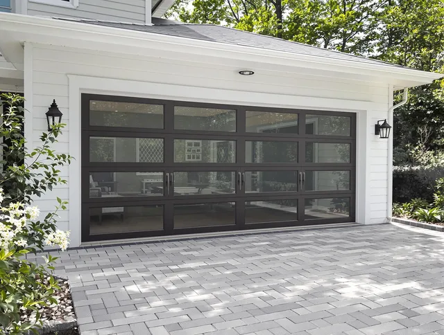 Chino Garage Door Repair design specialist presenting custom garage door options to Chino homeowner