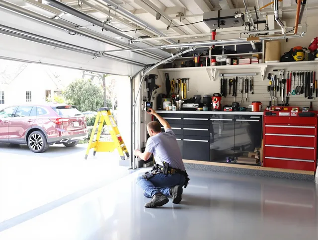 Local garage door repair service by Chino Garage Door Repair in Chino