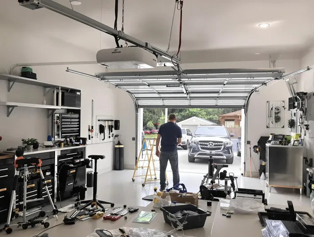 Garage door opener installation by Chino Garage Door Repair in Chino